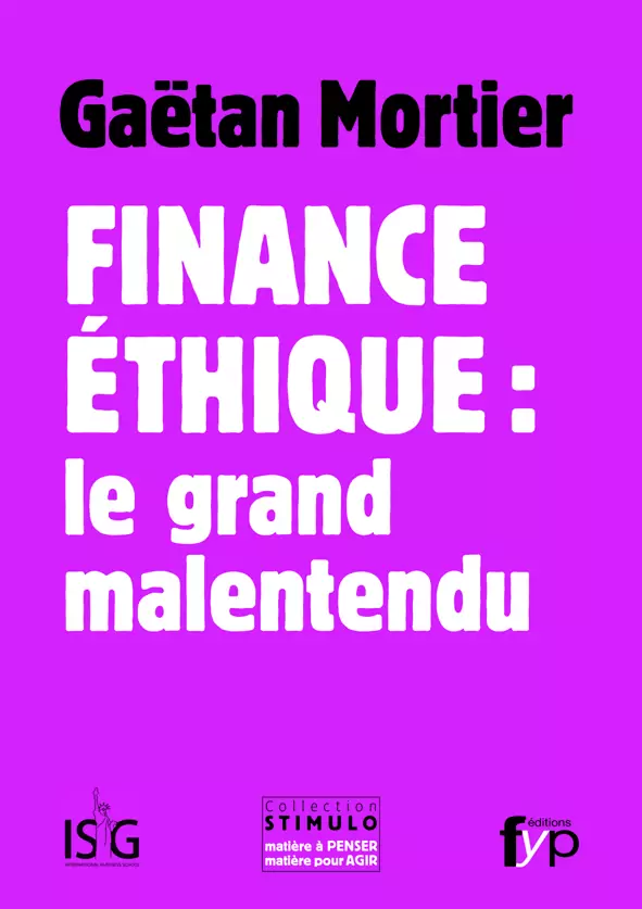 Couverture de Finance éthique