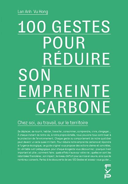 Couverture de 100 gestes pour réduire son empreinte carbone